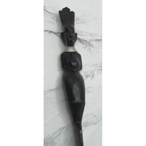 Vintage Ethnographic Art‎ Knife/Object Hand Carved Kenya Maasai 15" Long
